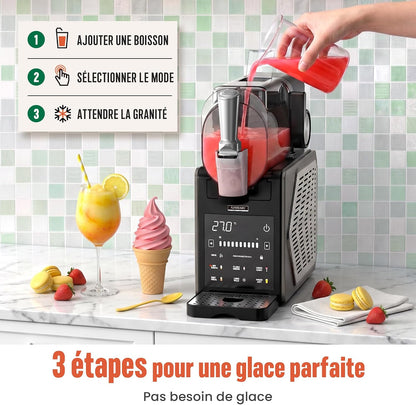 Machine à Slushies – 7 Programmes, Sans Glaces, smoothies margarita, frappes et plus encore